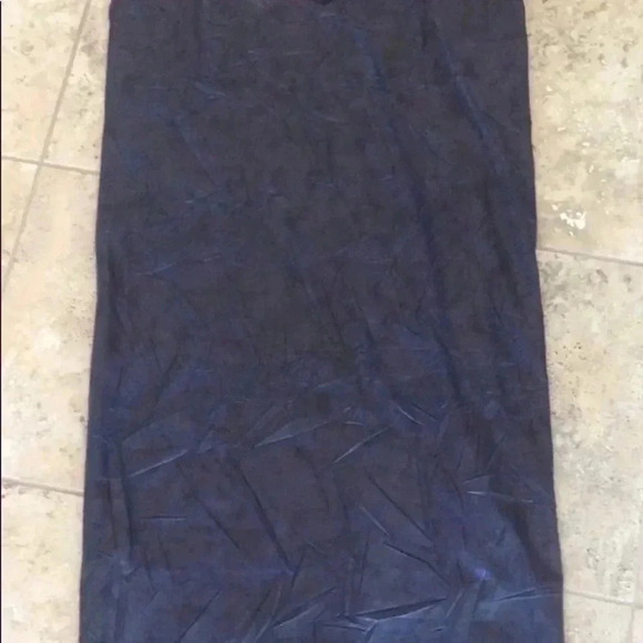Calvin Klein Sleeveless Black Coated Asymmetrical Hem Size M - Picture 5 of 5